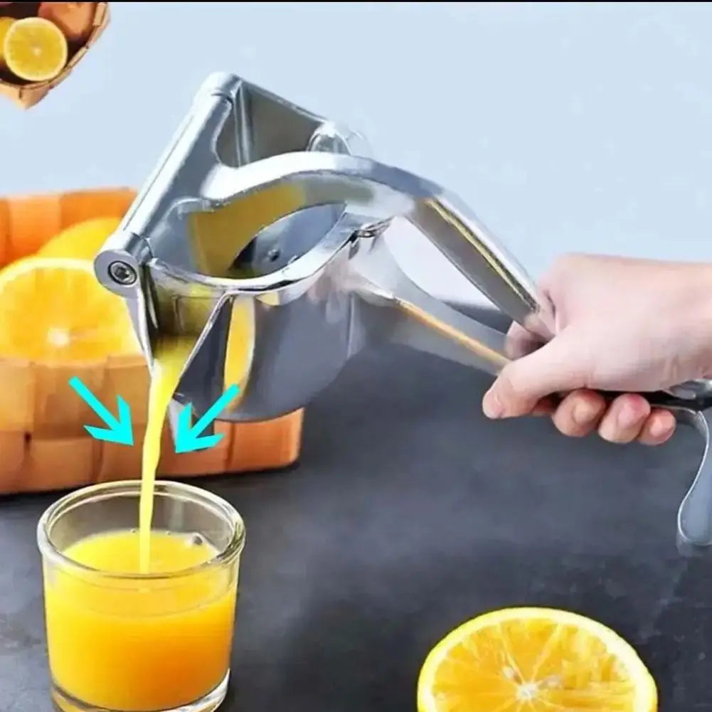 Manual Juice Squeeze Aluminum Alloy Hand Pressure Juicer.