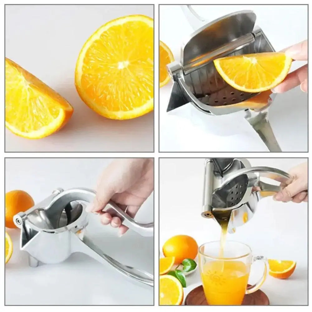 Manual Juice Squeeze Aluminum Alloy Hand Pressure Juicer.